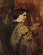 Anselm Feuerbach Self Portrait oil painting